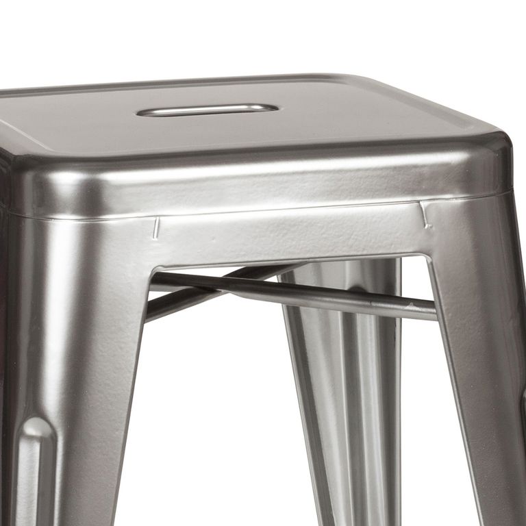 Bistrohocker VANTAGGIO Metallic / Platin