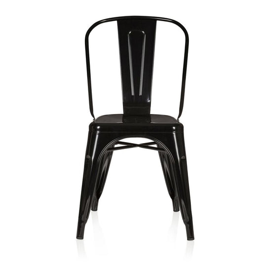 Bistrostuhl VANTAGGIO COMFORT Metallic / Schwarz