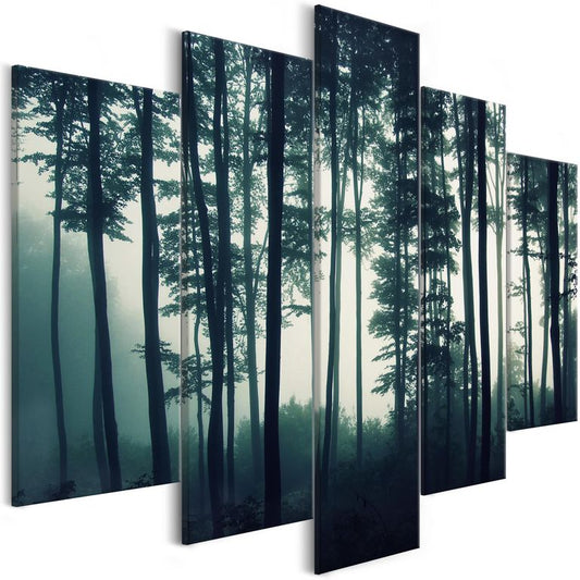 Wandbild - Dark Forest (5 Parts) Wide