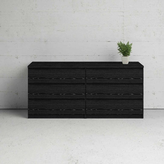 Kommode NAIA Anrichte Sideboard Schwarz - Froschkönig24