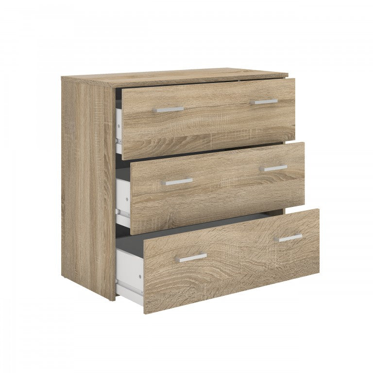 Kommode SPACE Anrichte Sideboard Eiche Struktur - Froschkönig24