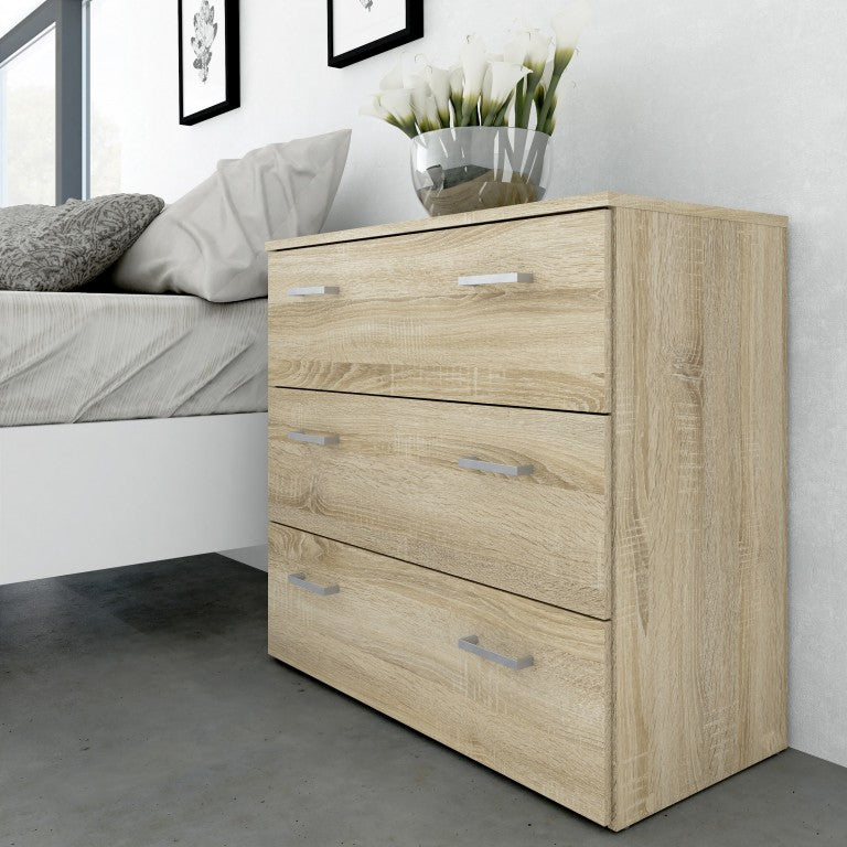 Kommode SPACE Anrichte Sideboard Eiche Struktur - Froschkönig24