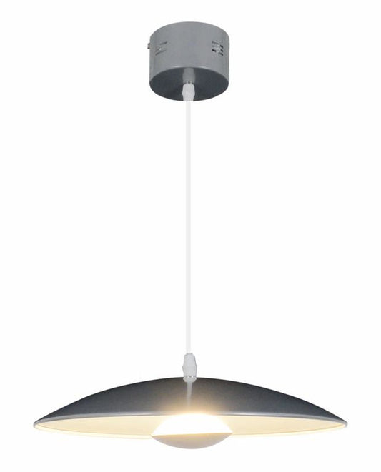 Oslo Pendelleuchte LED Ø34cm Silber