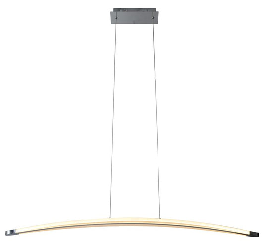 Bow Pendelleuchte LED 100x11cm Chrom