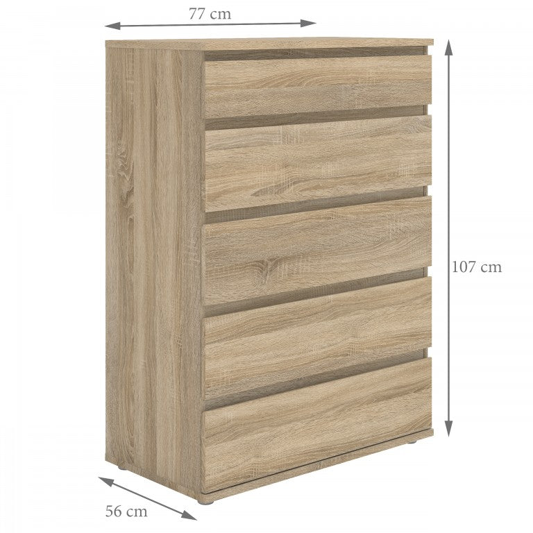 Kommode NOVA Anrichte Sideboard Eiche Struktur - Froschkönig24