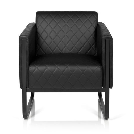 Loungesessel ARUBA BLACK Schwarz 1-Sitzer Schwarz