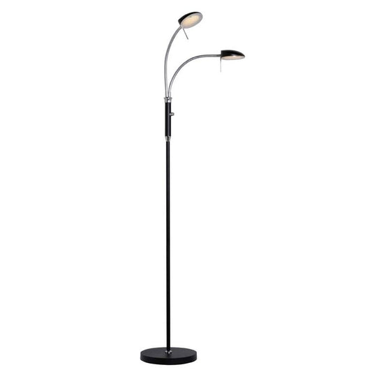 VEGAS Stehlampe LED 7W 2-Arm Schwarz