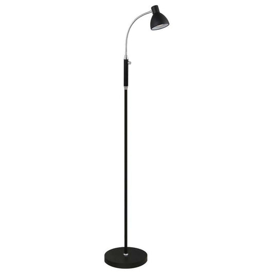 HUDSON Stehlampe LED 1-Arm GU10 Schwarz