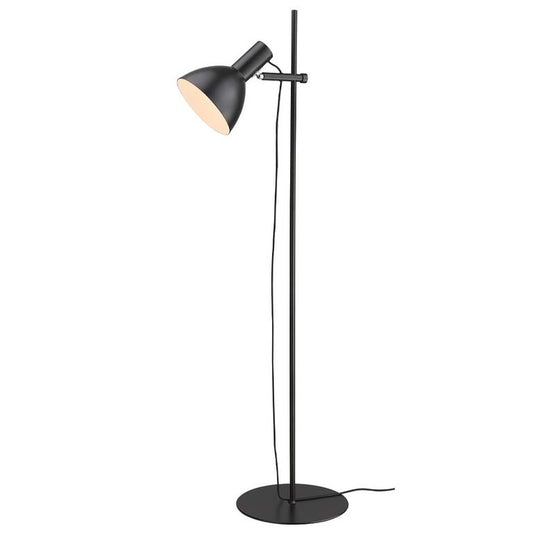 BALTIMORE Stehlampe 1-Arm Schwarz