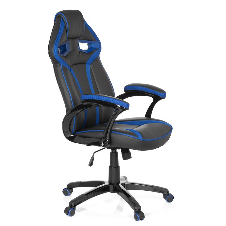 Gamingstuhl GUARDIAN Schwarz / Blau - Froschkönig24