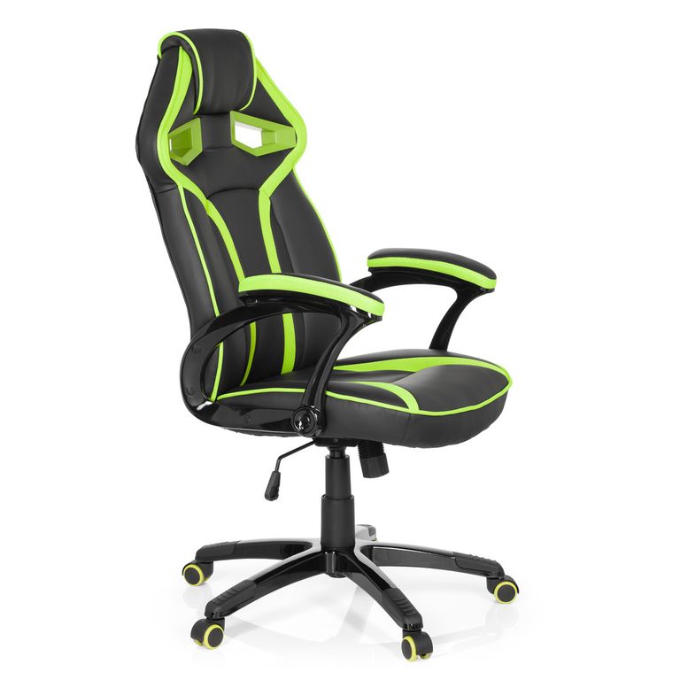 Gamingstuhl GUARDIAN Schwarz / Grün - Froschkönig24