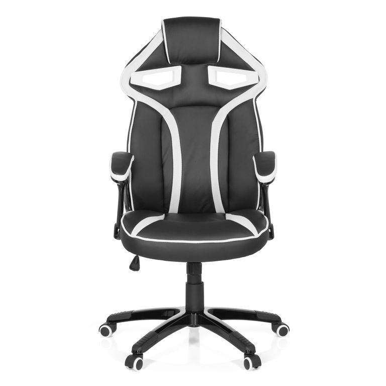 Gamingstuhl GUARDIAN Schwarz / Weiß - Froschkönig24