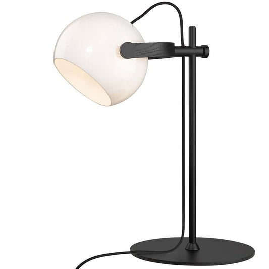 D. C Tischlampe Ø18cm E27 Eiche-Schwarz