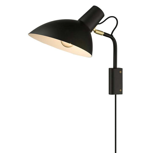 METROPOLE Wandlampe E27 Schwarz