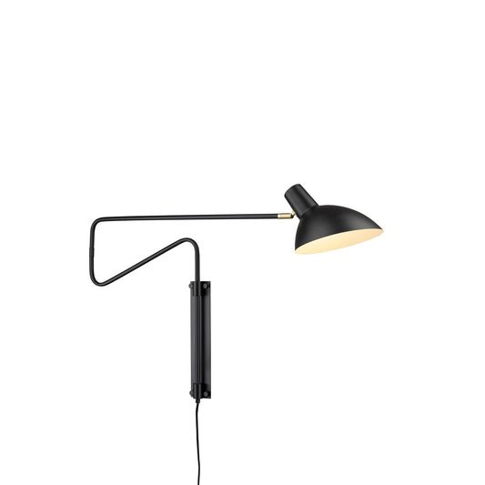 Metropole Deluxe Wandlampe klein G9 Schwarz