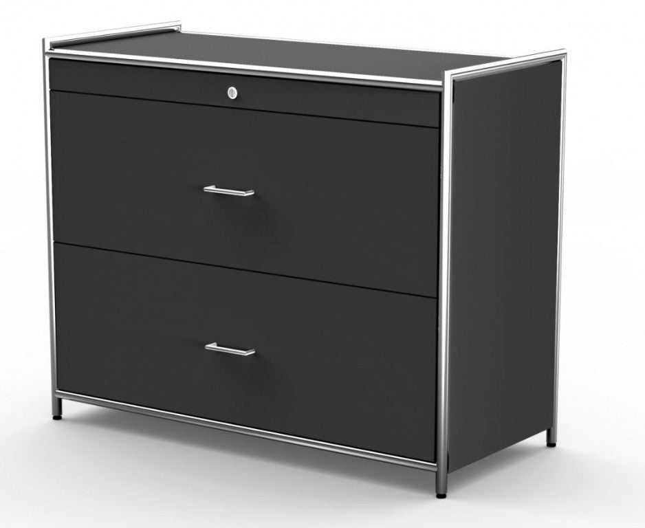 ARTLINE Hängeregistraturschrank Sideboard Aktenschrank Anthrazit - Froschkönig24