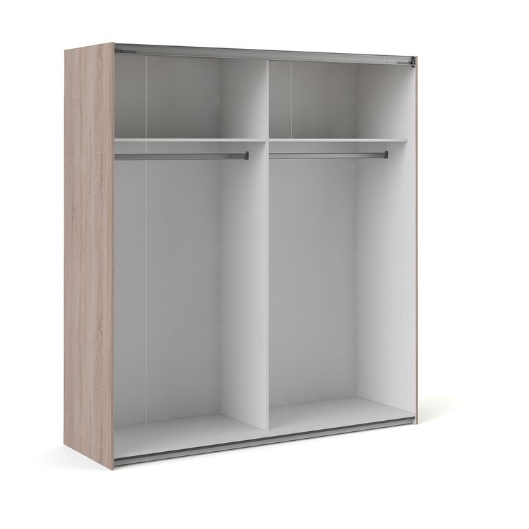 Verona Schiebetürenschrank 182 x 202 cm Trüffel - Froschkönig24