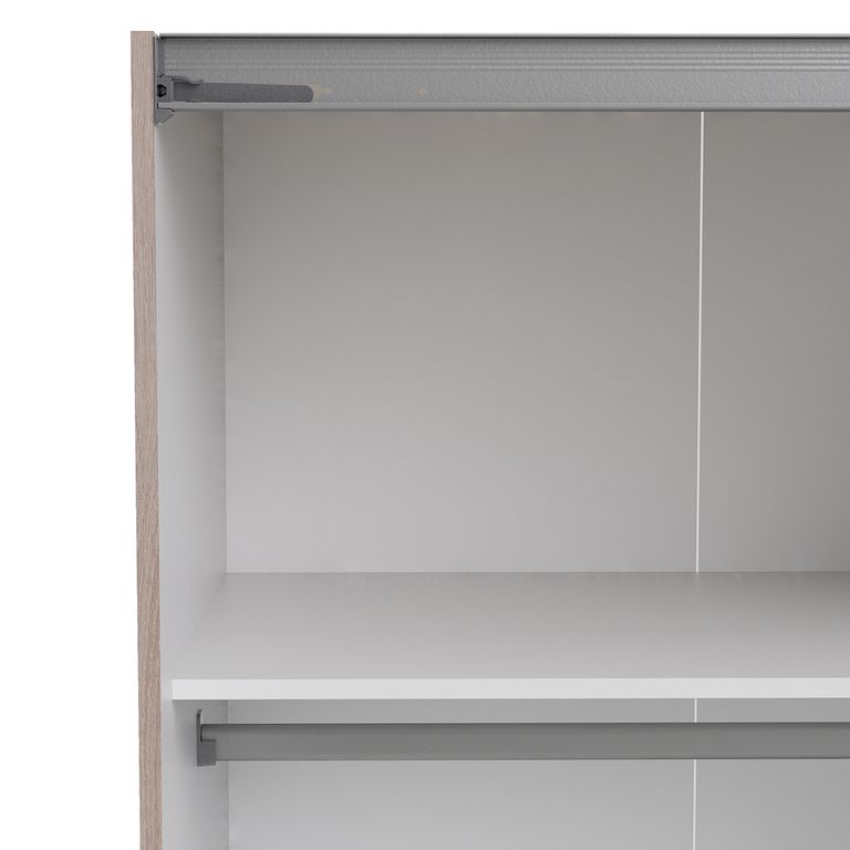 Verona Schiebetürenschrank 182 x 202 cm Trüffel - Froschkönig24