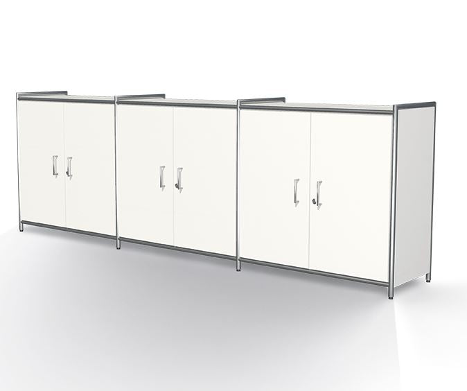 20927 ARTLINE Sideboard 2 OH Weiß - Froschkönig24