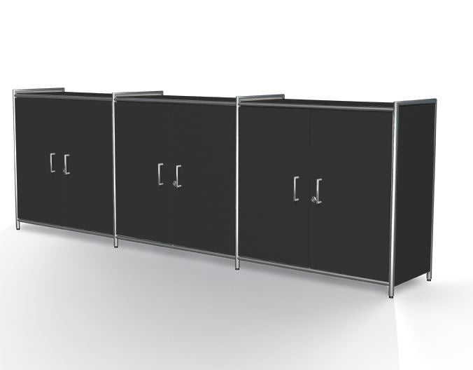 20926 ARTLINE Sideboard 2 OH Anthrazit - Froschkönig24