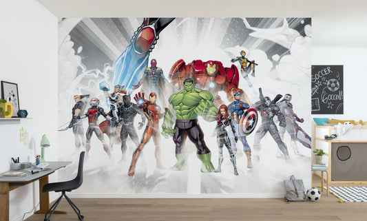 Papier Fototapete - Avengers Unite - Größe 368 x 254 cm