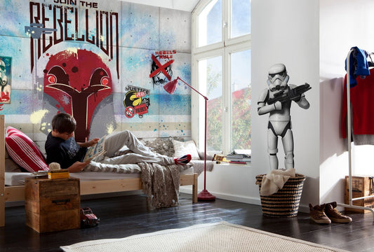 Papier Fototapete - Star Wars Rebels Wall - Größe 368 x 254 cm