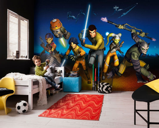 Papier Fototapete - Star Wars Rebels Run - Größe 368 x 254 cm