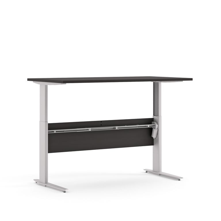 207 Prima Schreibtisch elektrisch höhenverstellbar 150 x 80 cm Schwarz, Motortisch - Froschkönig24