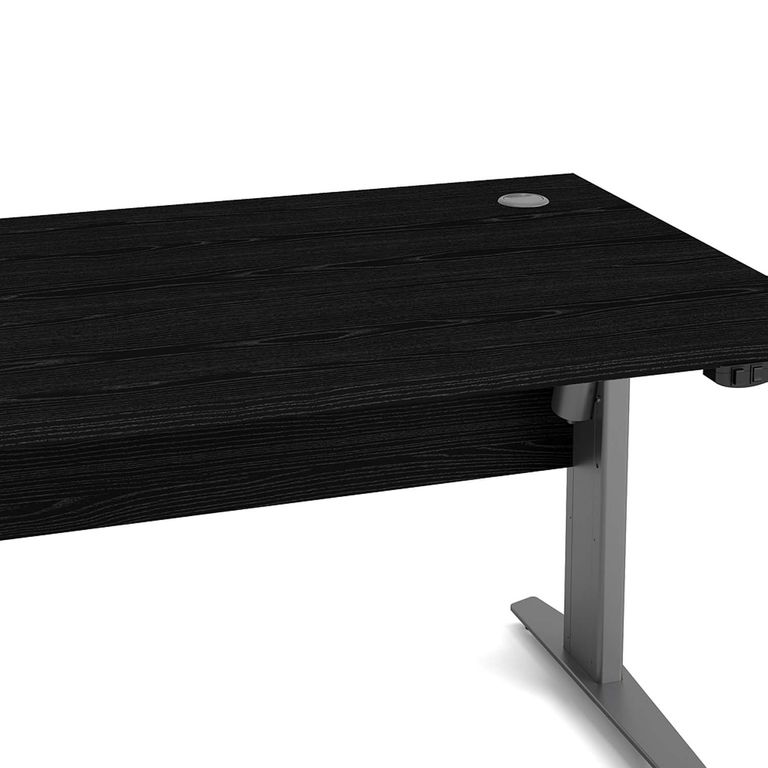 207 Prima Schreibtisch elektrisch höhenverstellbar 150 x 80 cm Schwarz, Motortisch - Froschkönig24