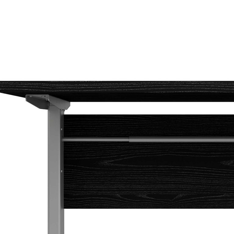 207 Prima Schreibtisch elektrisch höhenverstellbar 150 x 80 cm Schwarz, Motortisch - Froschkönig24