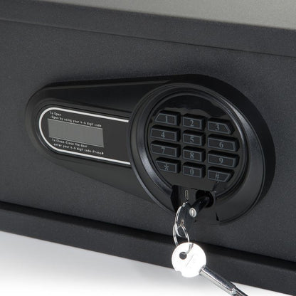 Tresor SAFE COMPACT I 25,5l mit LED Display Schwarz