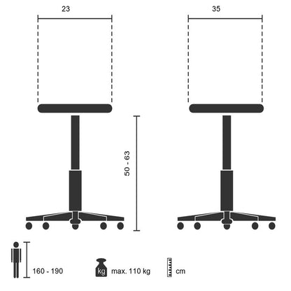 Stehhocker BALANCE SIT I B Schwarz