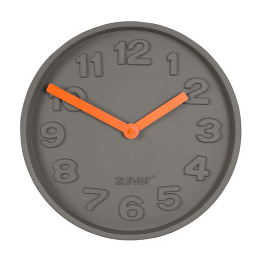 Concrete Time 2-er Set Uhren Ø31,6 cm Orange