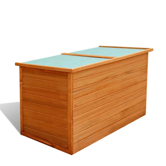 Garten-Aufbewahrungsbox 126x72x72 cm Holz 120608