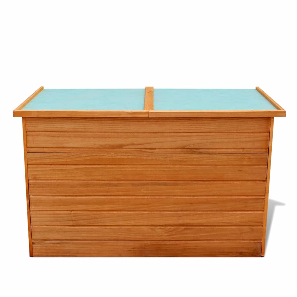 Garten-Aufbewahrungsbox 126x72x72 cm Holz 120608