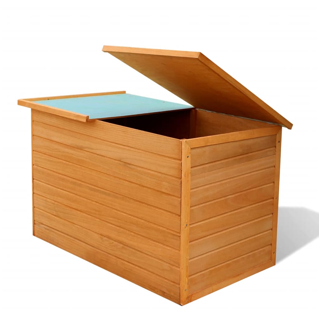 Garten-Aufbewahrungsbox 126x72x72 cm Holz 120608