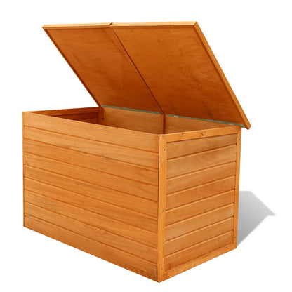 Garten-Aufbewahrungsbox 126x72x72 cm Holz 120608