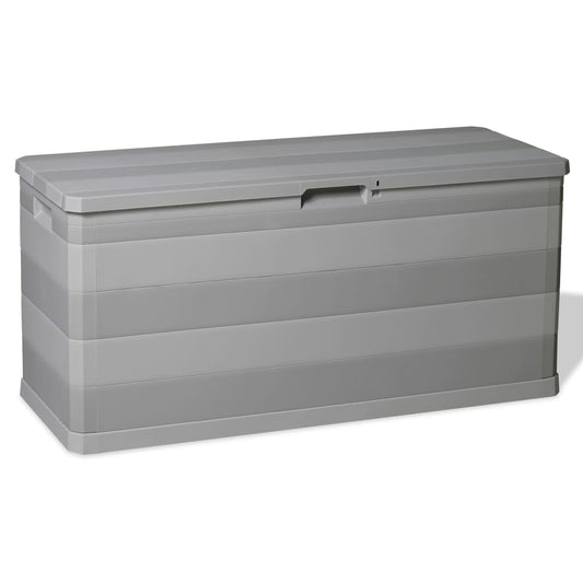 Gartenbox Grau 117x45x56 cm 107553