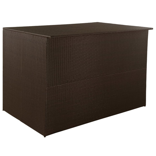 Gartenbox Braun 150x100x100 cm Poly Rattan 107031