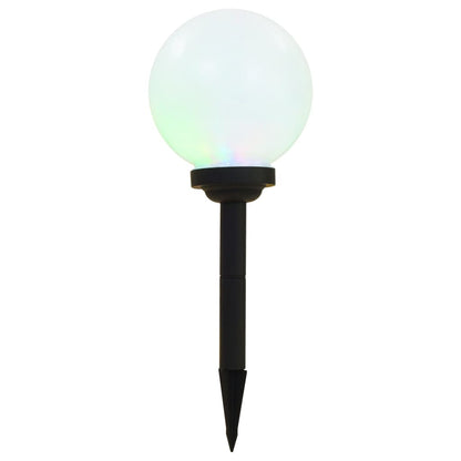 Outdoor Solarleuchten 3 Stück LED Kugelförmig 20 cm RGB 138009