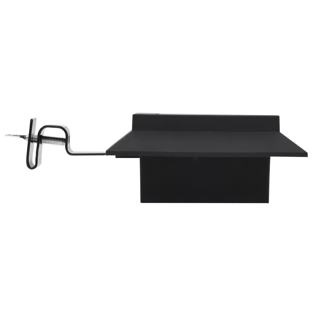 Outdoor Solarleuchten 6 Stück LED Quadratisch 12 cm Schwarz 142018