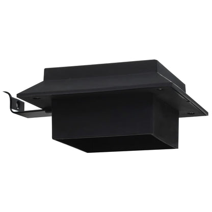 Outdoor Solarleuchten 6 Stück LED Quadratisch 12 cm Schwarz 142018