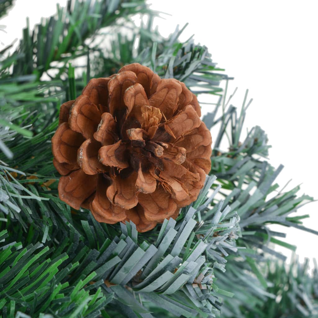 Künstlicher Weihnachtsbaum mit Tannenzapfen gefrostet 150 cm 127290