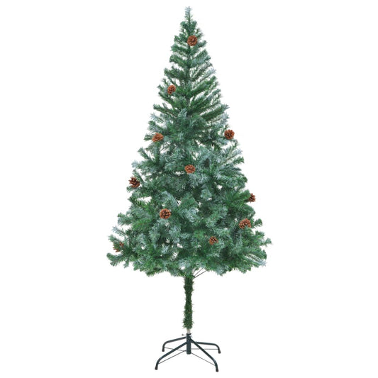 Künstlicher Weihnachtsbaum mit Tannenzapfen 180 cm 87877