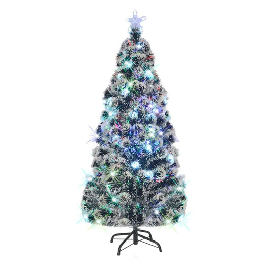 Künstlicher Weihnachtsbaum mit Ständer/LED 180 cm Fiberoptik 128913