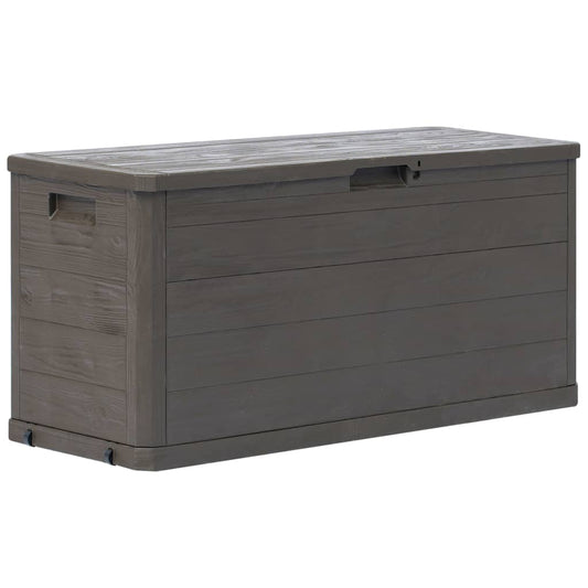 Garten-Aufbewahrungsbox 280 L Braun 108027