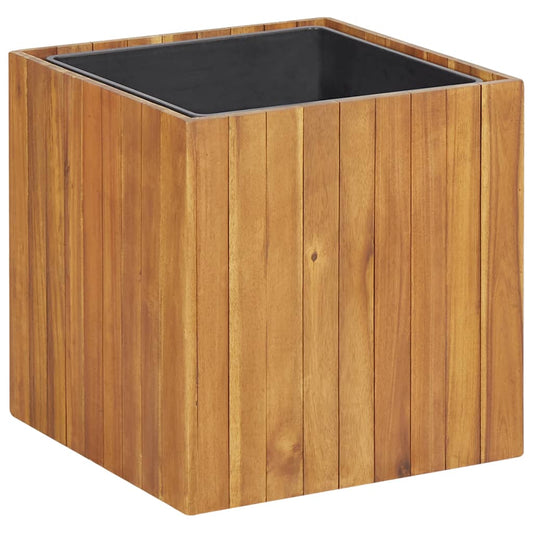 Garten-Hochbeet 43,5 x 43,5 x 43,5 cm Massivholz Akazie 146284