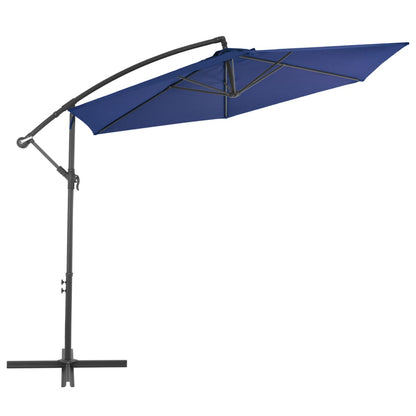 Ampelschirm mit Alu-Mast 300 cm Blau 126546