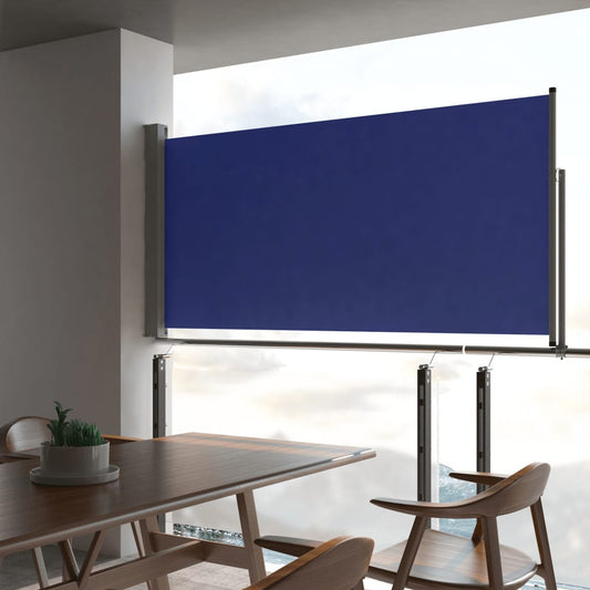 Ausziehbare Seitenmarkise 120x300 cm Blau 131423