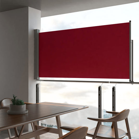 Ausziehbare Seitenmarkise 120x300 cm Rot 132859